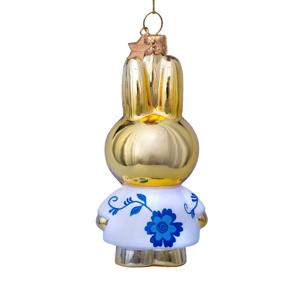 Vondels kerstornament - Nijntje - Delfts Blauw