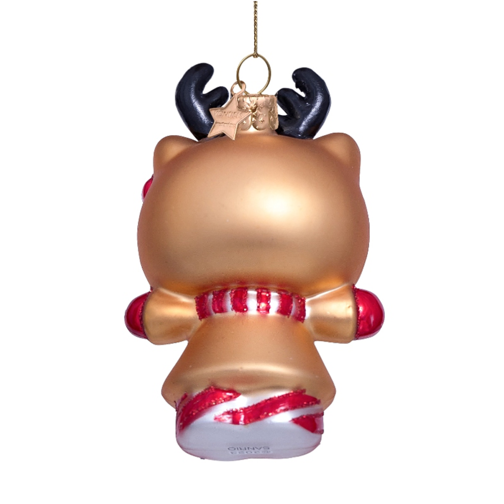 Vondels kerstornament - Hello Kitty - Met gewei