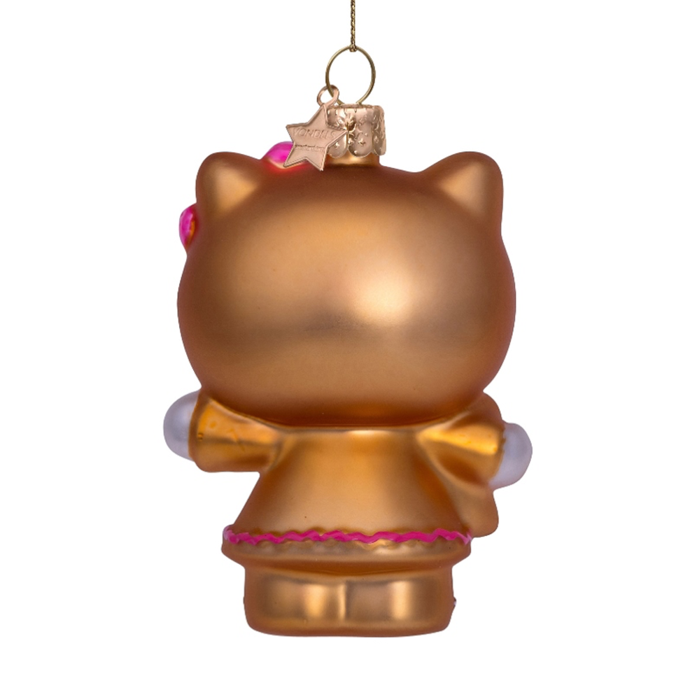 Vondels kerstornament - Hello Kitty - Gingerbread