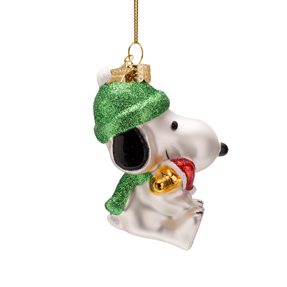 Vondels kerstornament - Snoopy - Met Woodstock