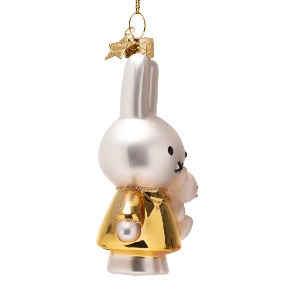 Vondels kerstornament - Baby Nijntje met beer