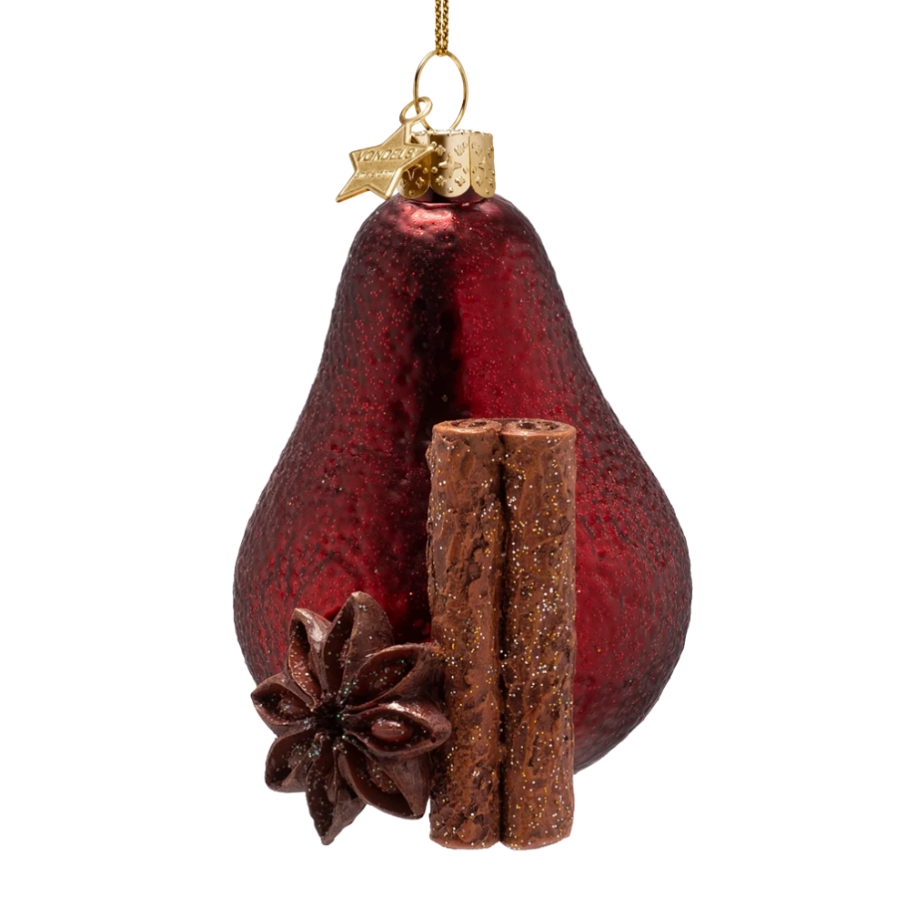 Vondels kerstornament - Stoofpeer