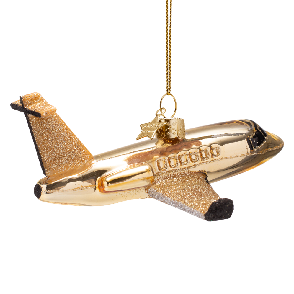 Vondels kerstornament - Vliegtuig
