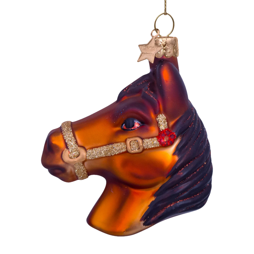 Vondels kerstornament - Paard