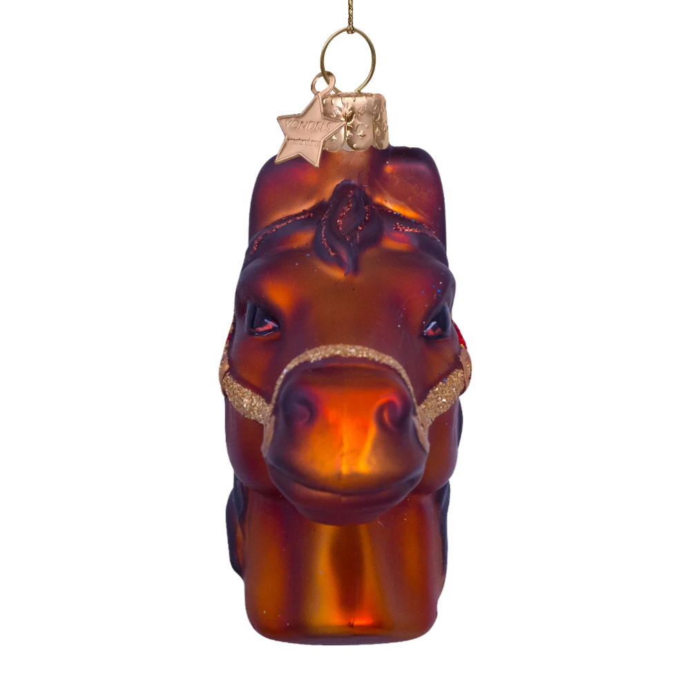 Vondels kerstornament - Paard