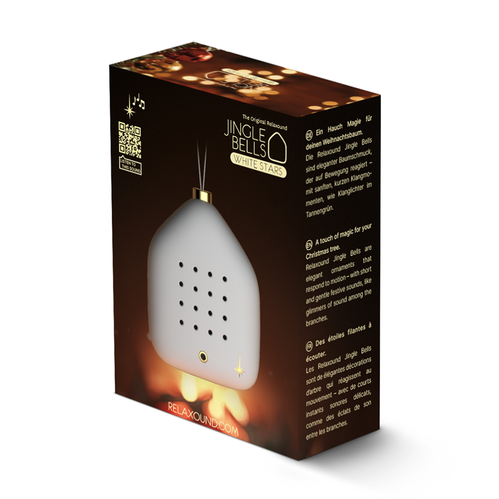Relaxound geluidsbox - Jingle Bells - White Stars