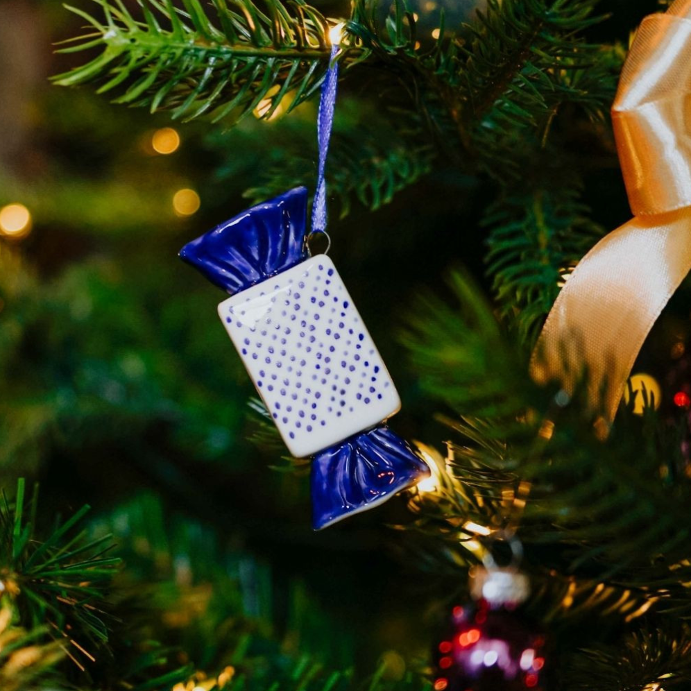 Heinen kerstornament - Snoep