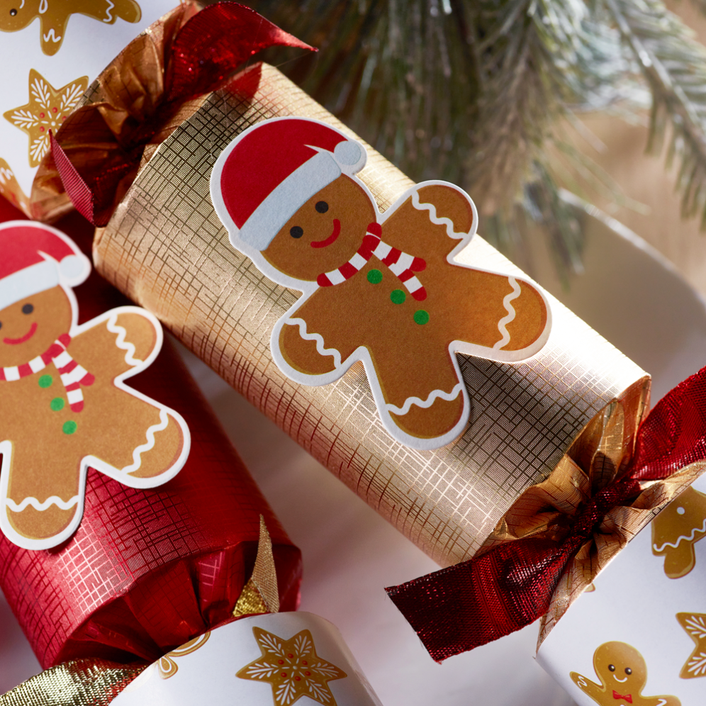 Robin Reed Christmas crackers - Racing Gingerbread - Set van 6