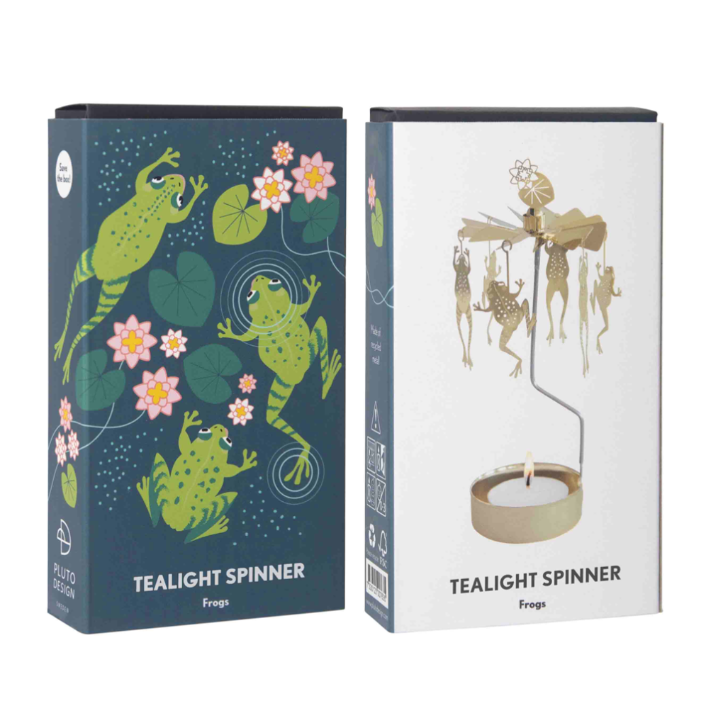 Pluto theelicht carrousel - Met kikkers