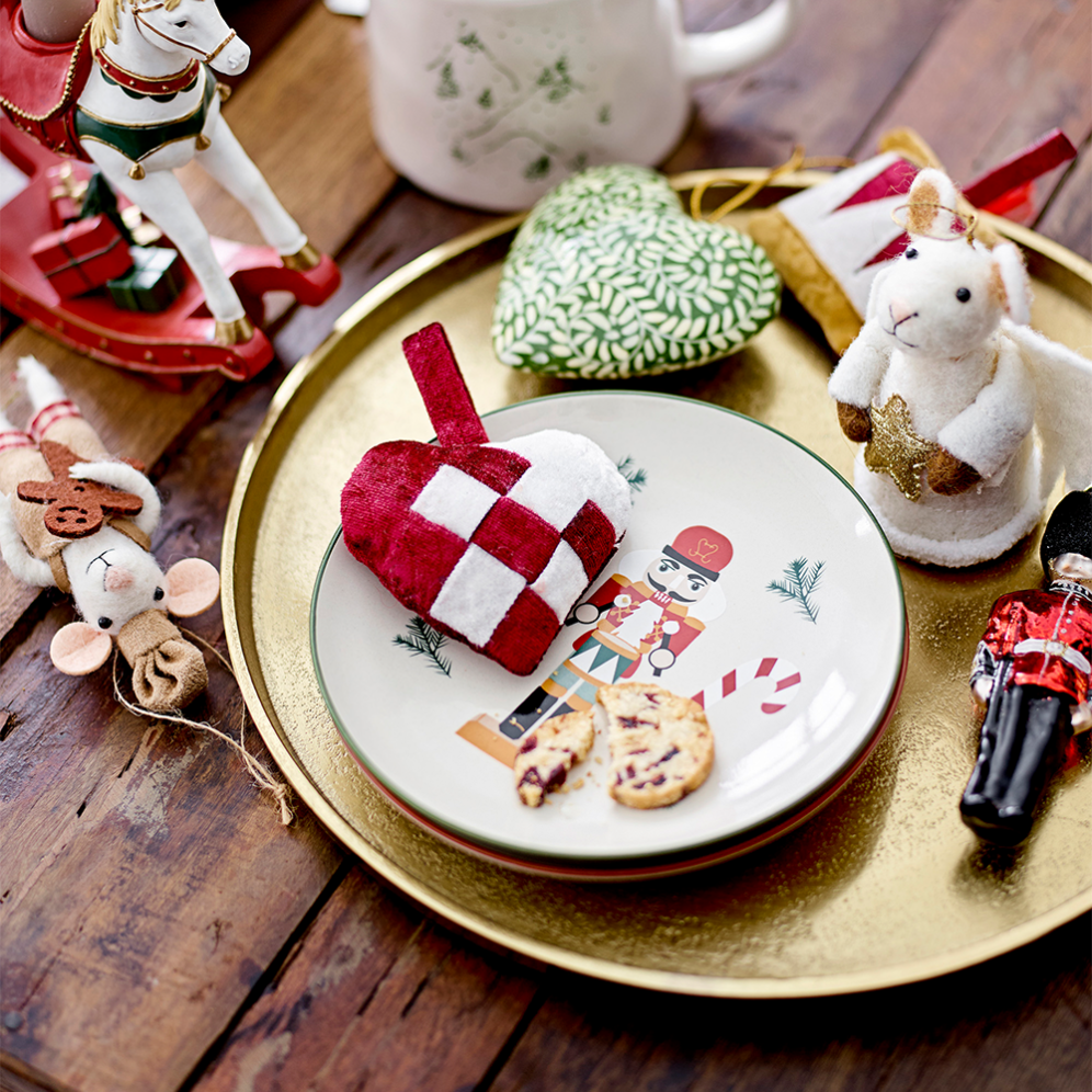 Bloomingville ontbijtbord - Met notenkraker