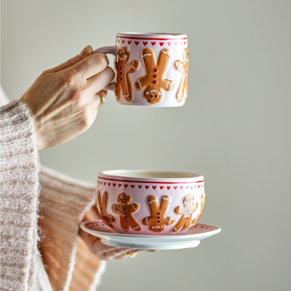 Bloomingville kom - Met gingerbread poppetjes