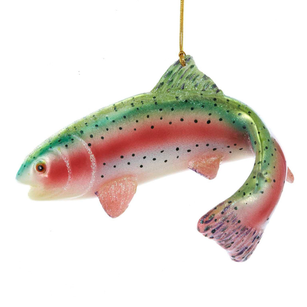 Kurt Adler kerstornament - Regenboogforel