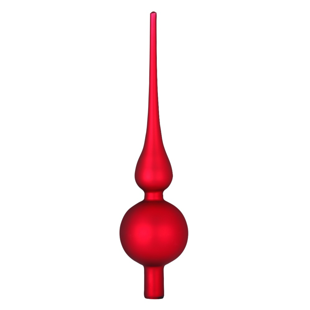 Inge Glas piek - Rood en mat