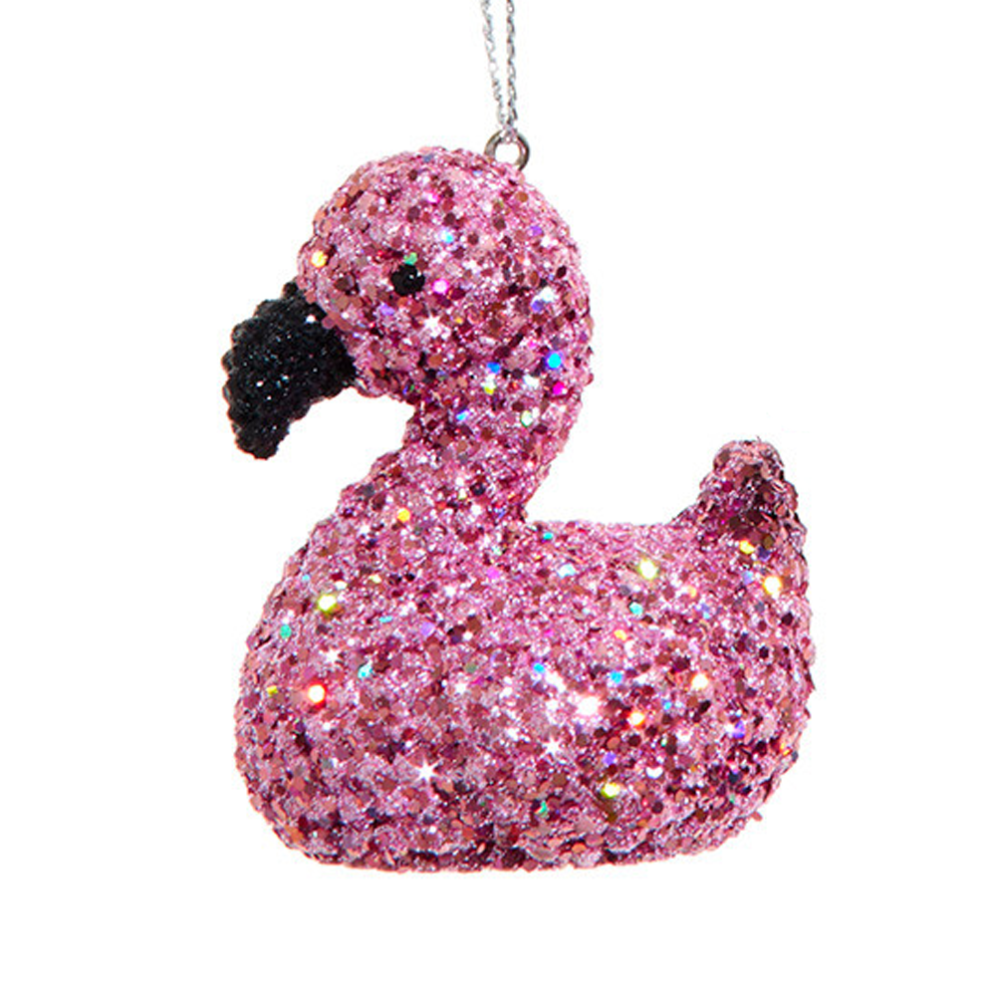 Kurt Adler kerstornament - Bedazzled flamingo