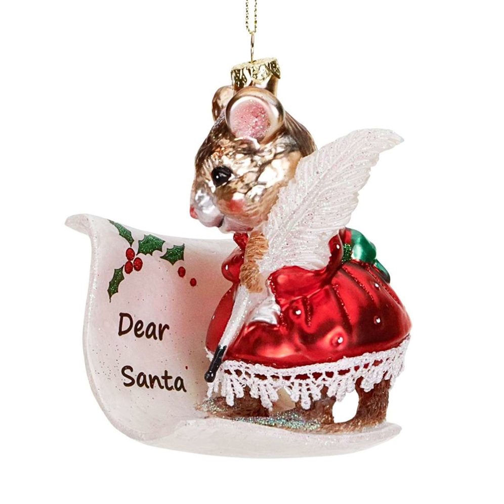 Goodwill kerstornament - Muis - Met brief