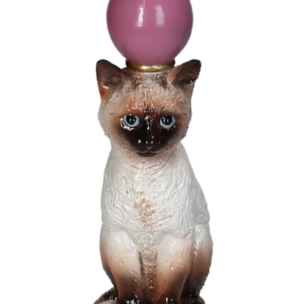 HD Collection kandelaar - Siamese kat