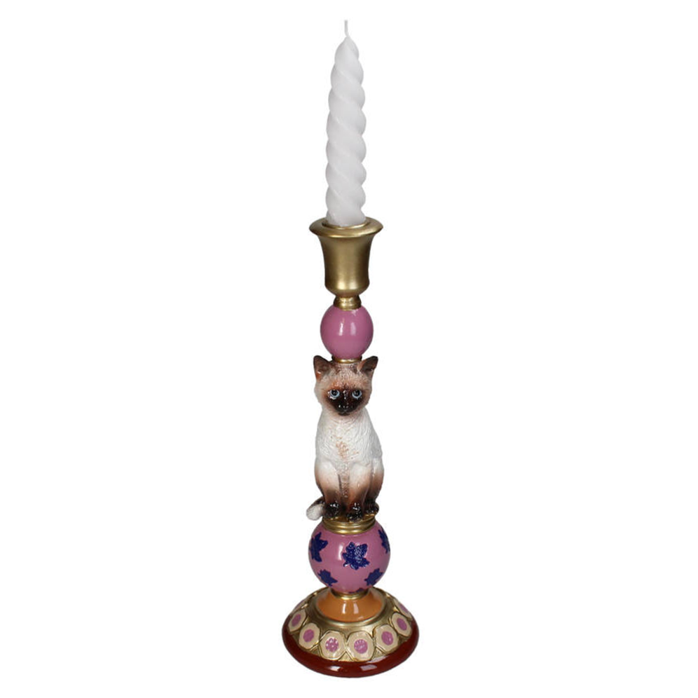 HD Collection kandelaar - Siamese kat