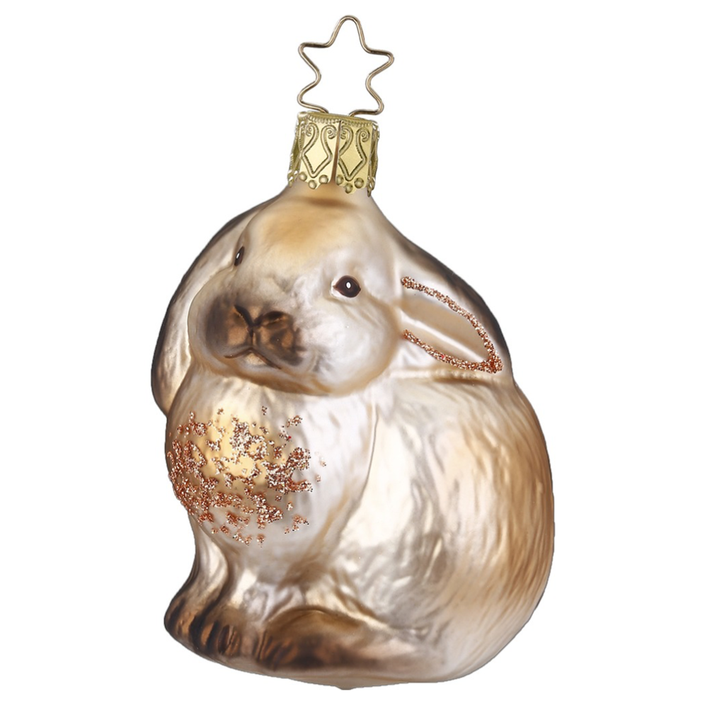 Inge Glas kerstornament - Konijn