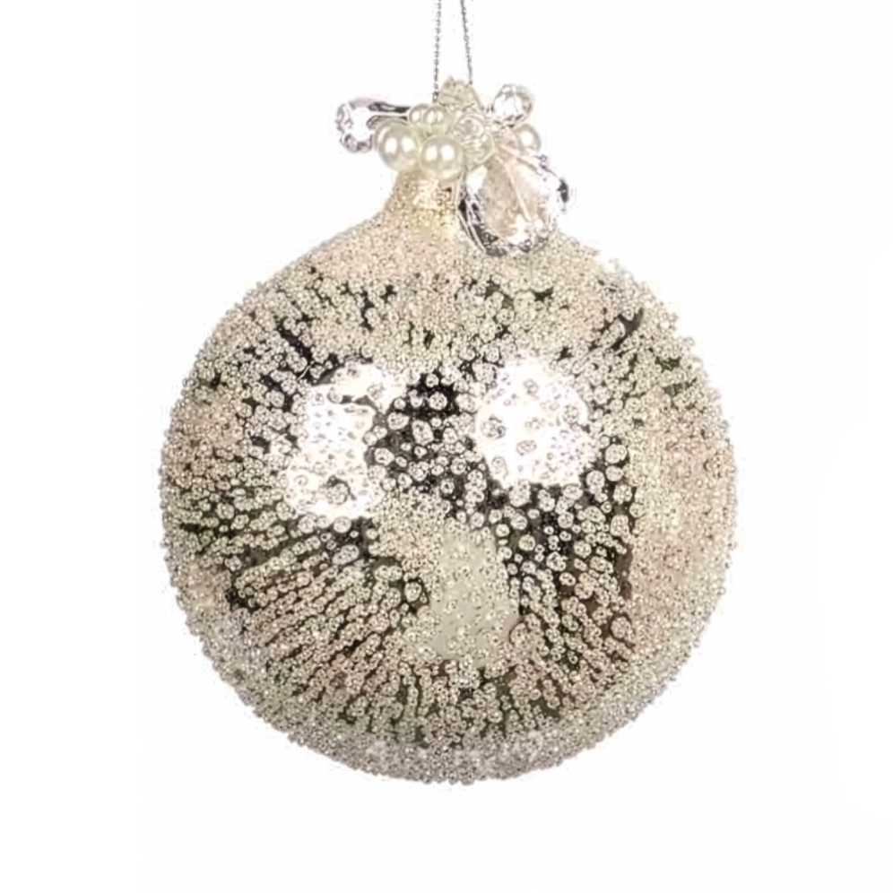 Goodwill kerstbal - Met crush - 10cm