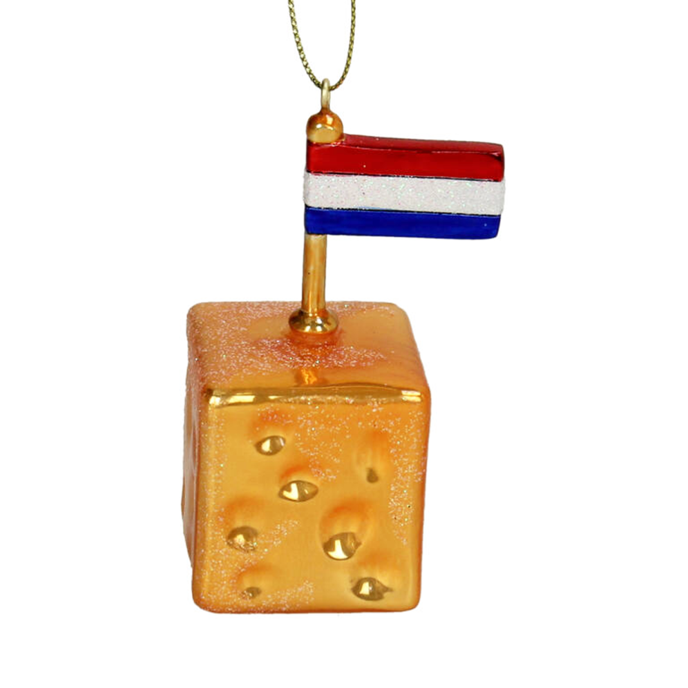 HD Collection kerstornament - Blokje kaas
