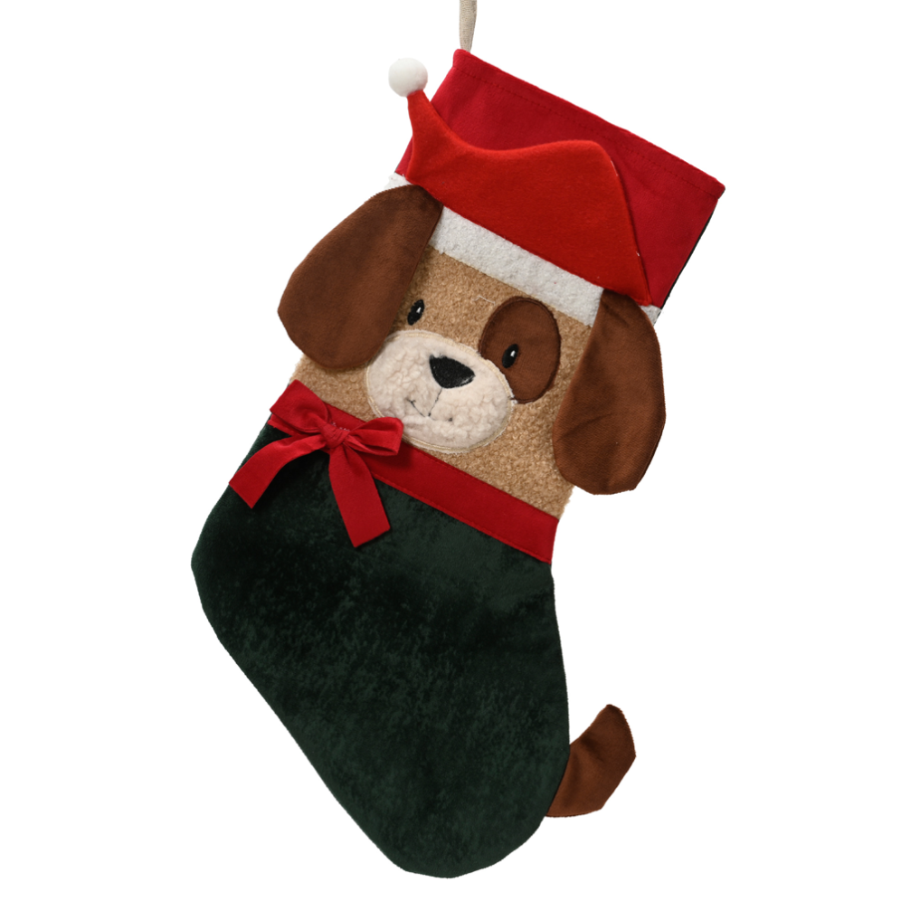 Decoris kerstsok - Hond