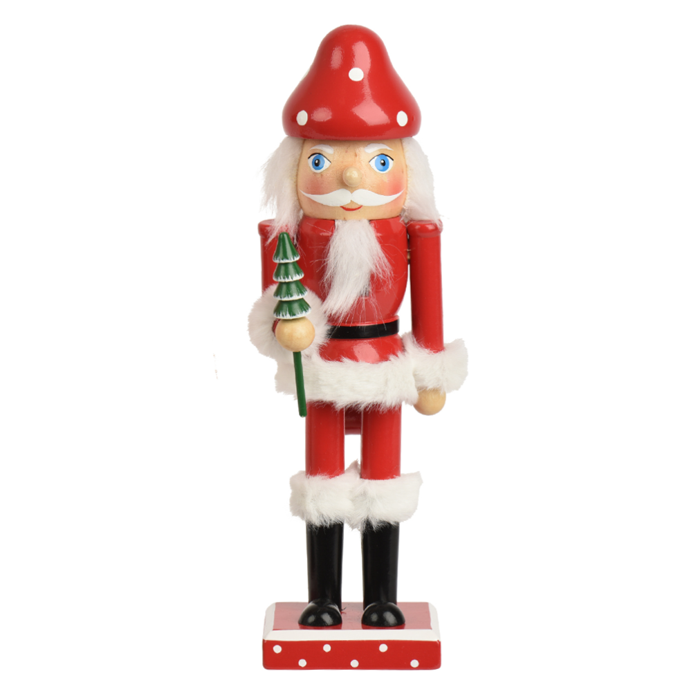 Decoris notenkraker - Met paddenstoelen