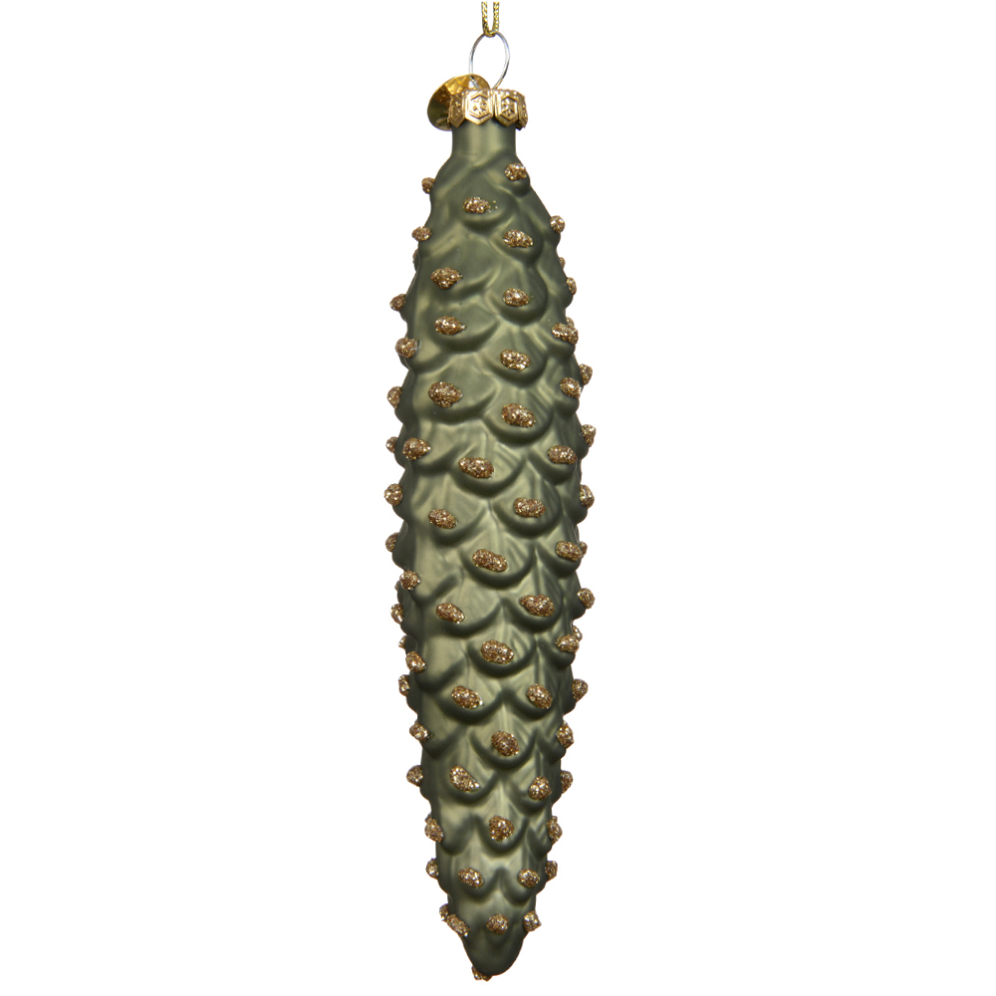 Decoris kerstornament - Dennenappel