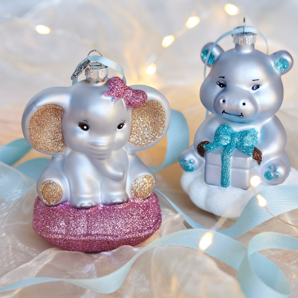 Decoris kerstornament - Nijlpaard