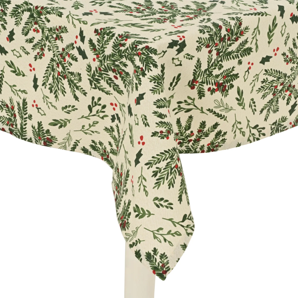 Decoris tafelkleed - Met mistletoe - 240cm