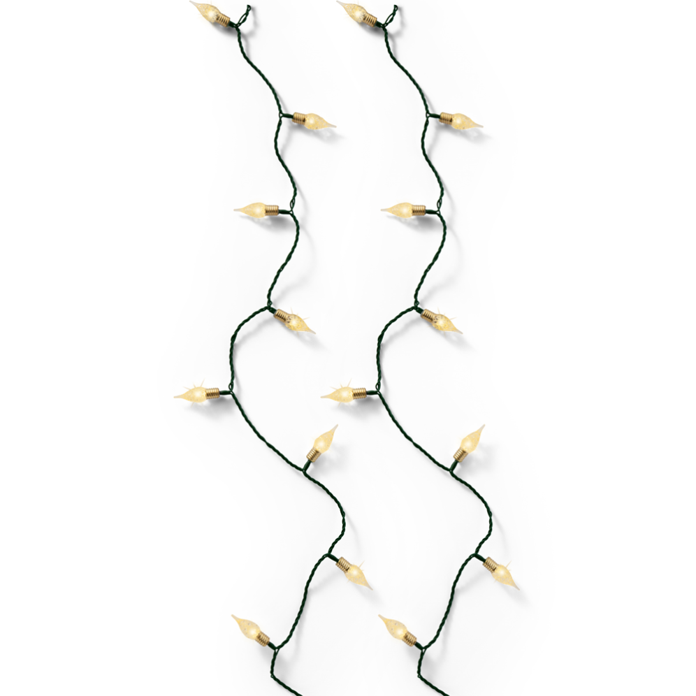 Lumineo vintage LED kerstverlichting - 180 lampjes - Soft Gold