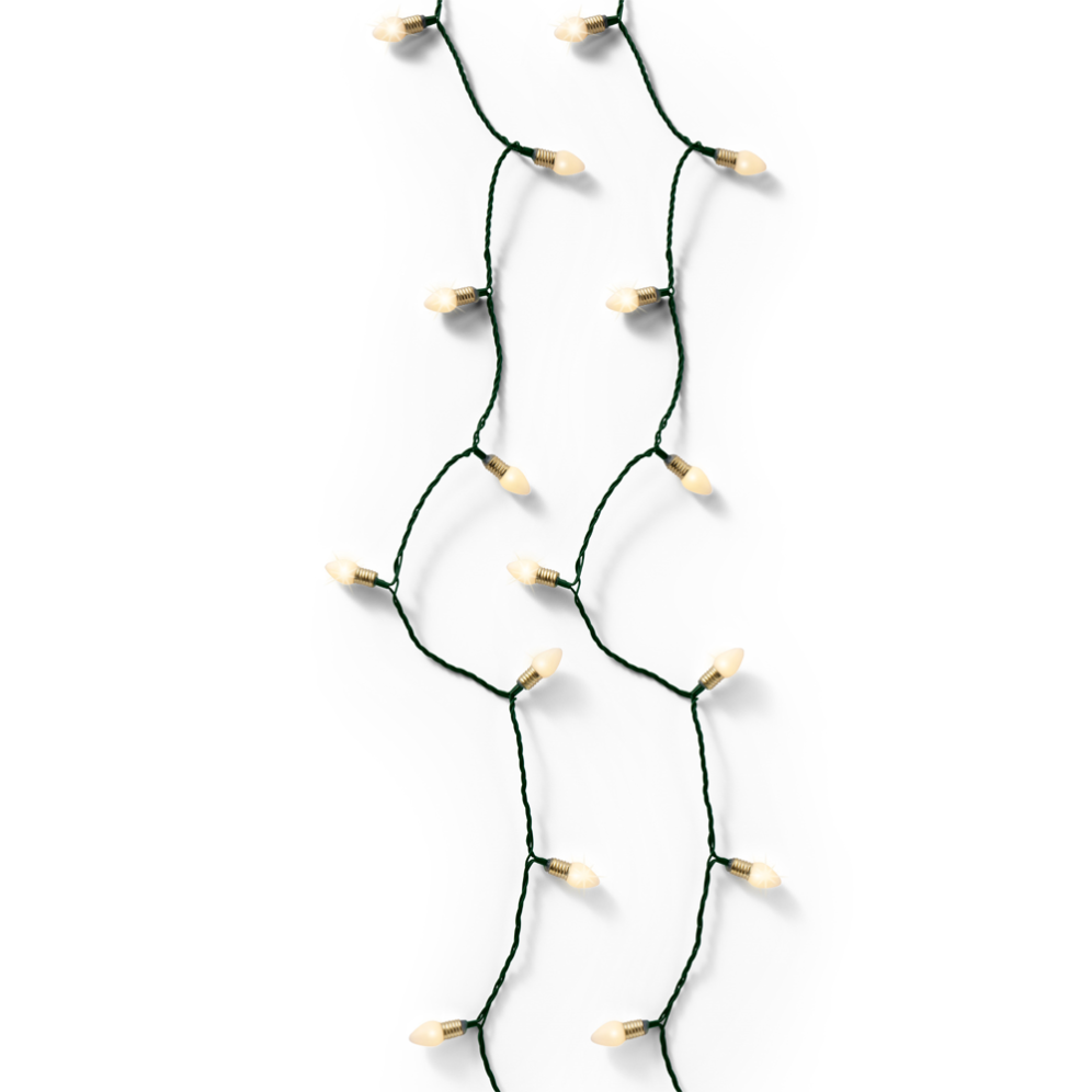 Lumineo vintage LED kerstverlichting - 180 lampjes - Warm Wit