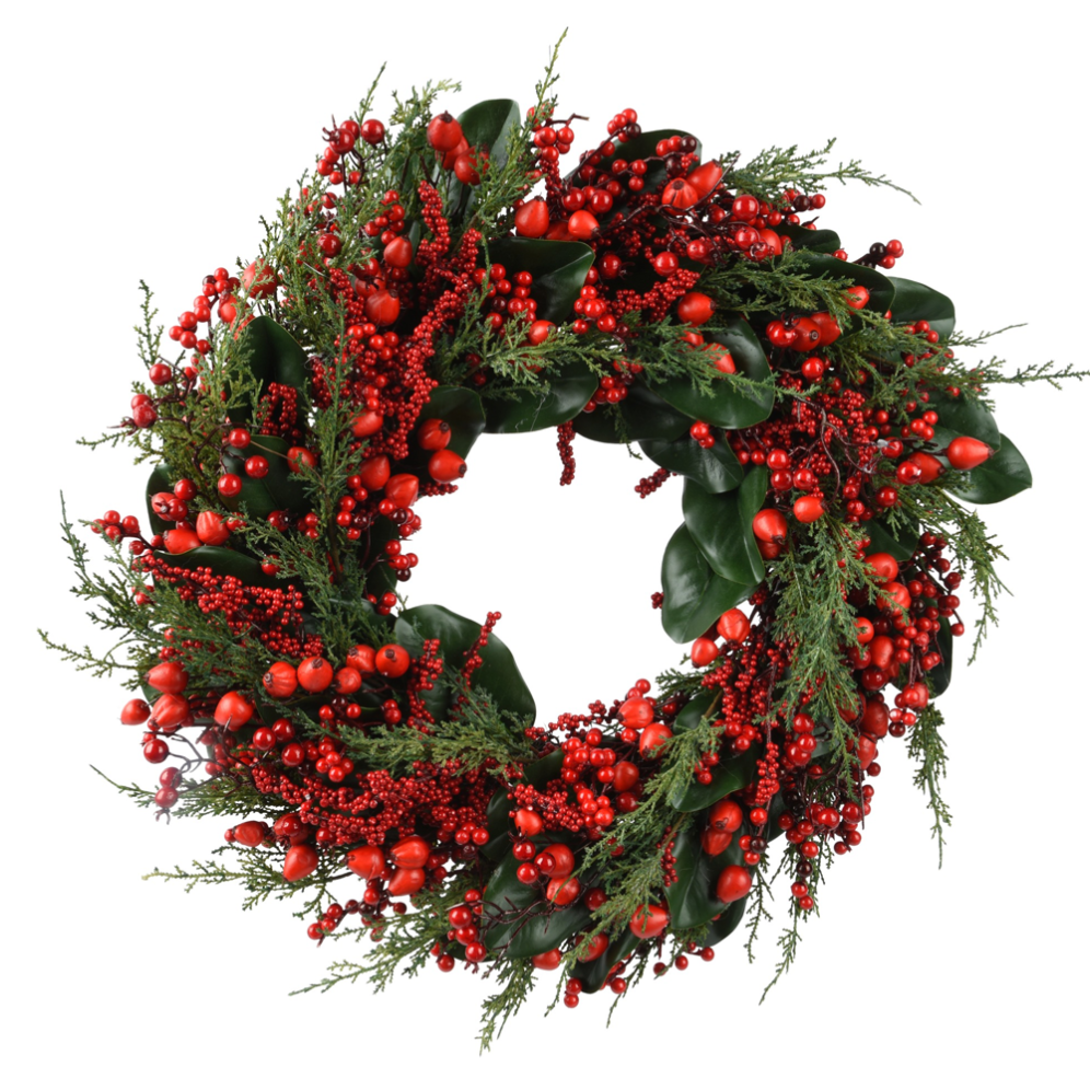 Everlands kerstkrans - Met bessen