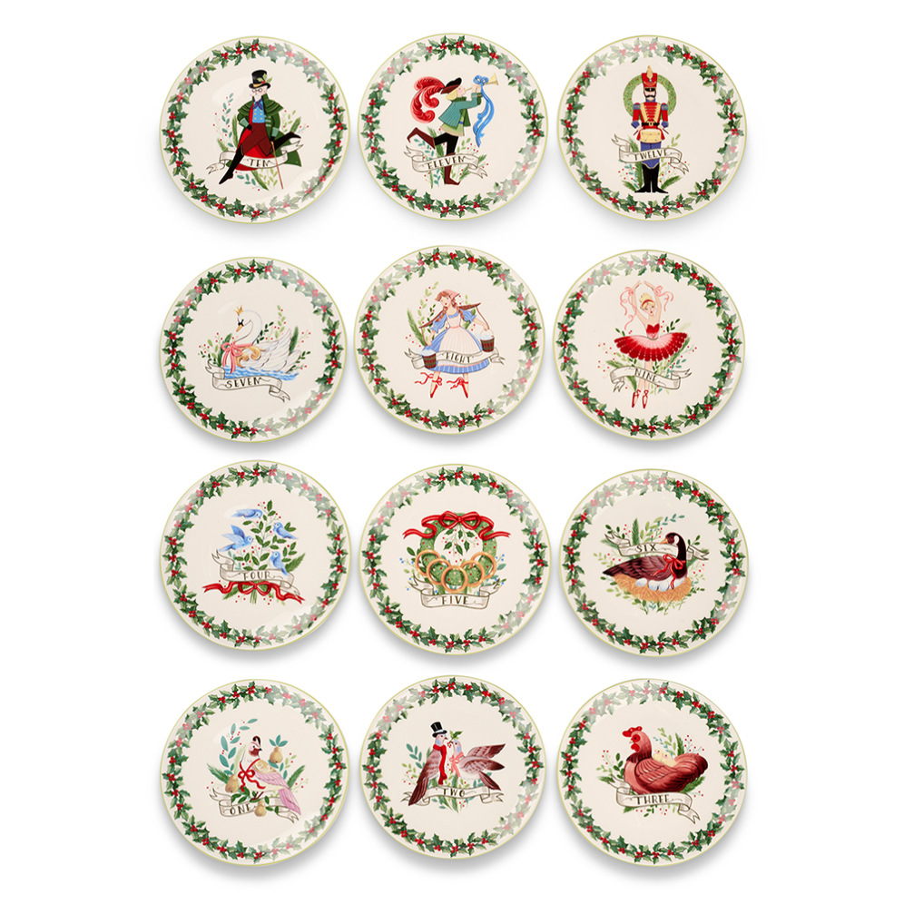 Goodwill kerstborden - 12 days of Christmas - Set van 12