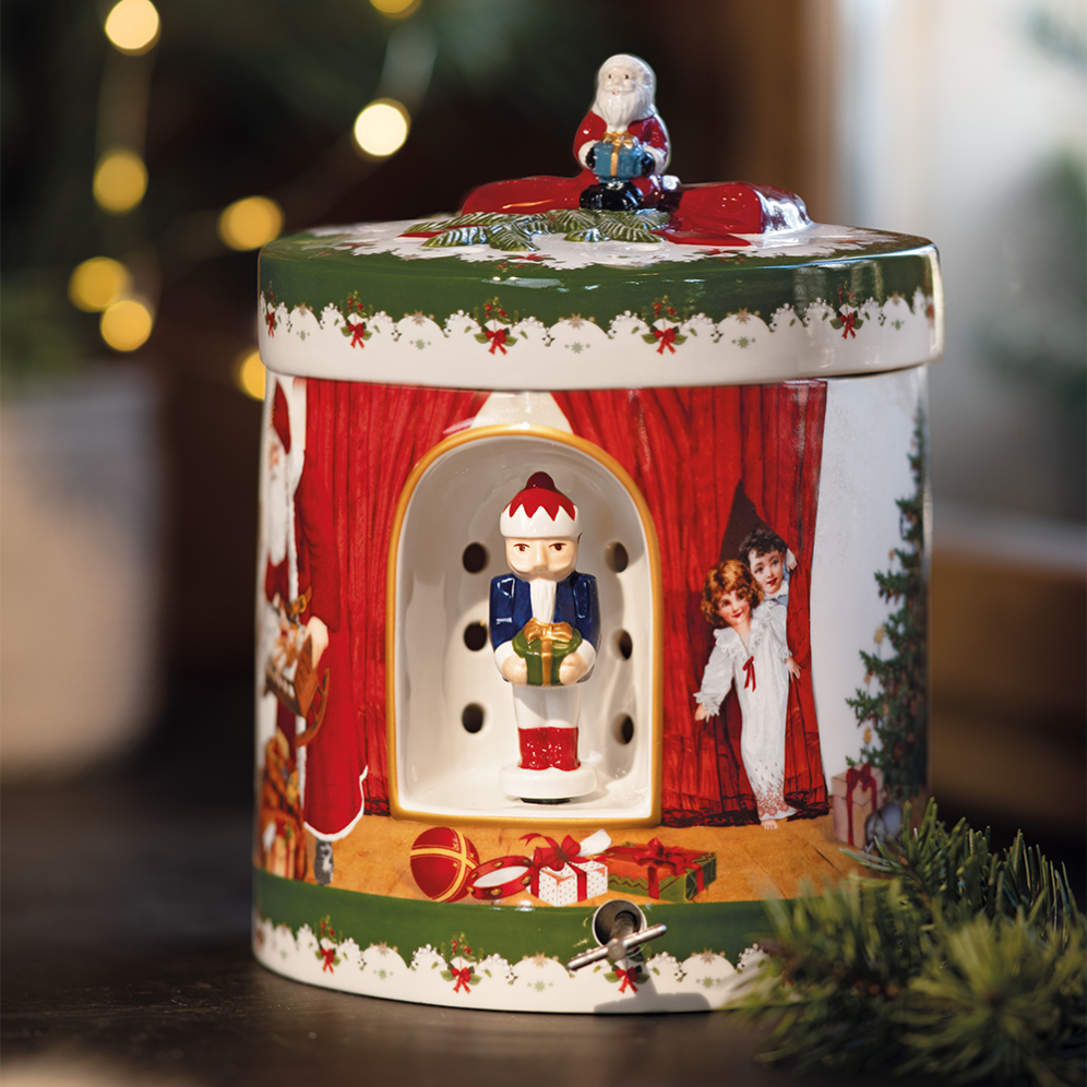 Villeroy & Boch muziekdoos - Giftbox - Santa brings Gifts