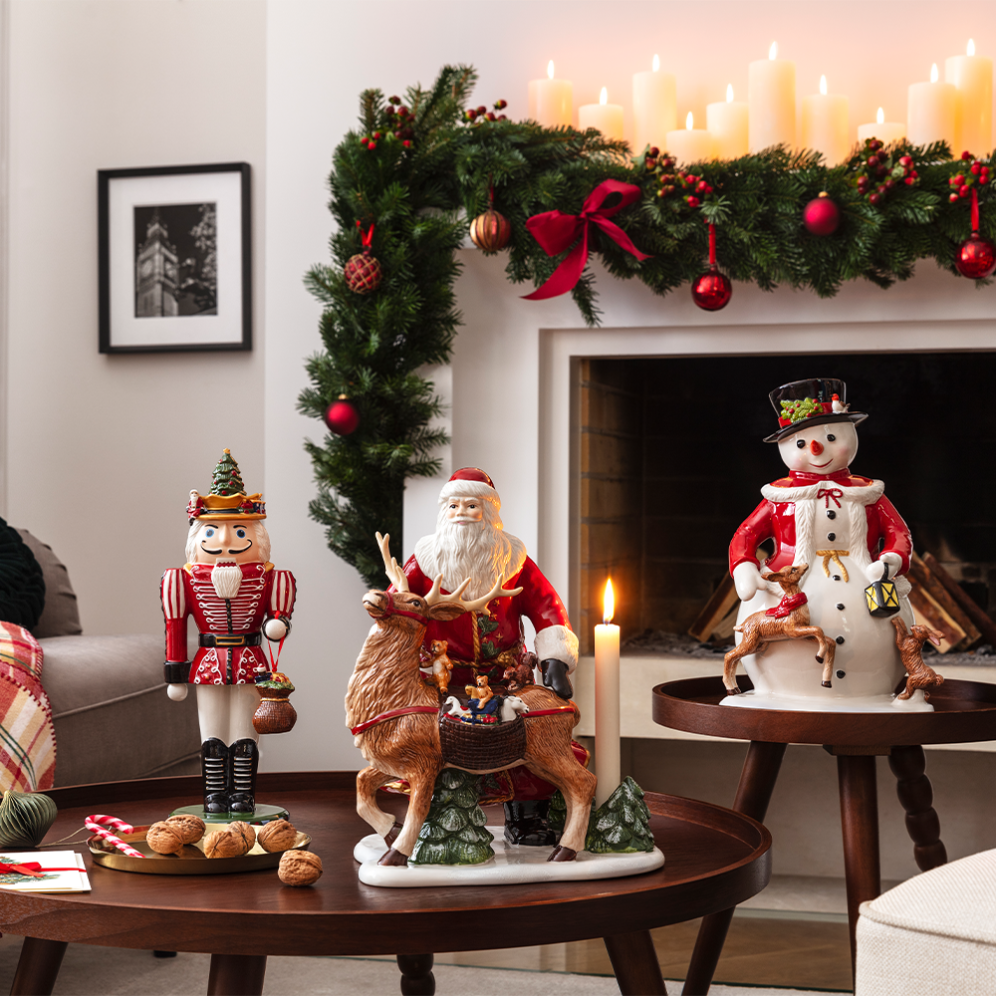 Villeroy & Boch kerstfiguur - Sneeuwpop