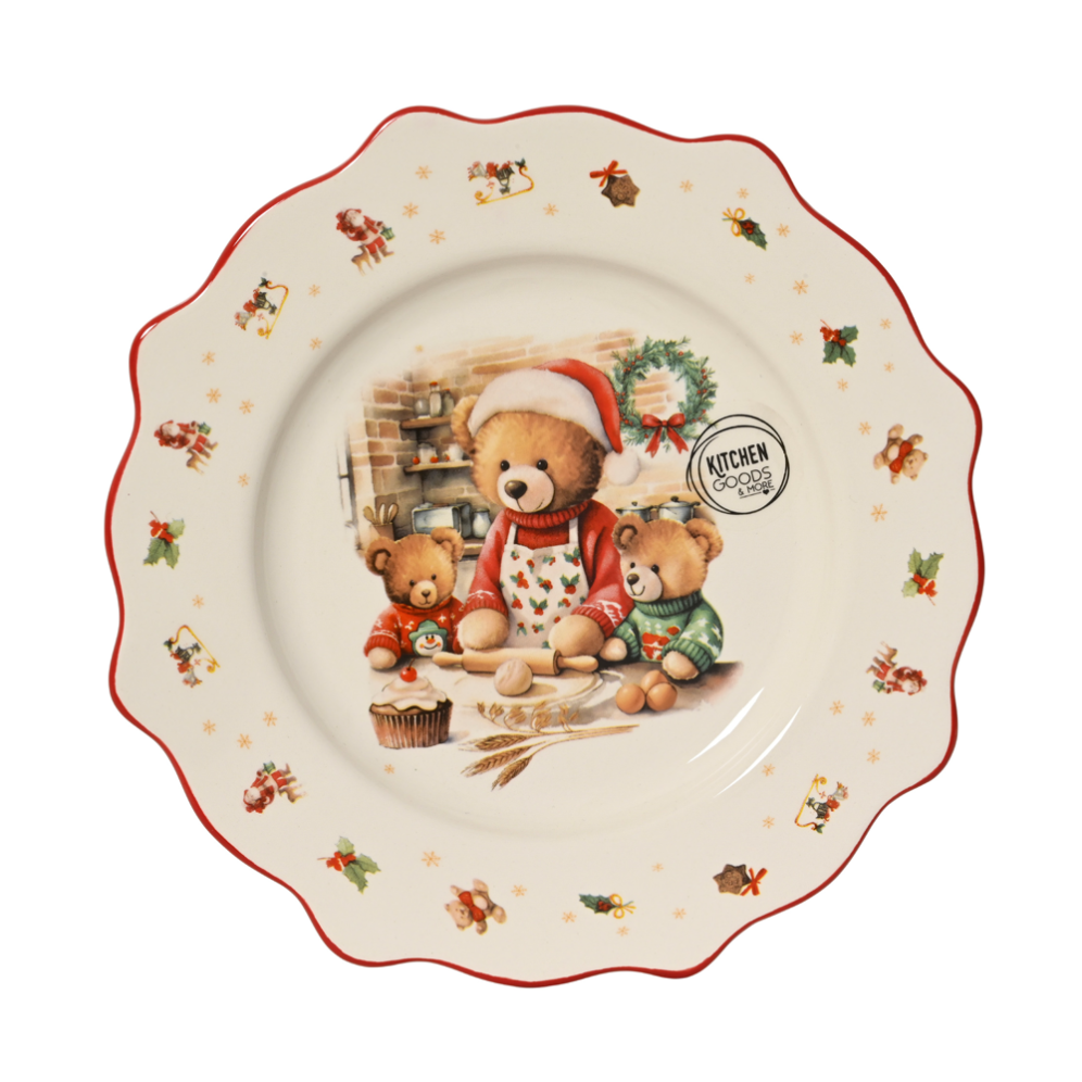 Decoris assiette de petit-déjeuner - Avec des ours