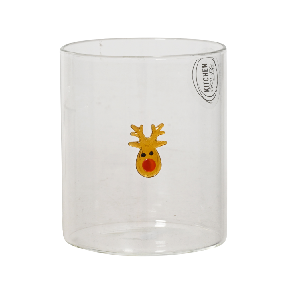 Decoris verre à eau - Avec renne