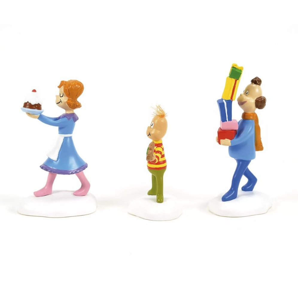 The Grinch Village kerstfiguren - Who friends - Set van 3