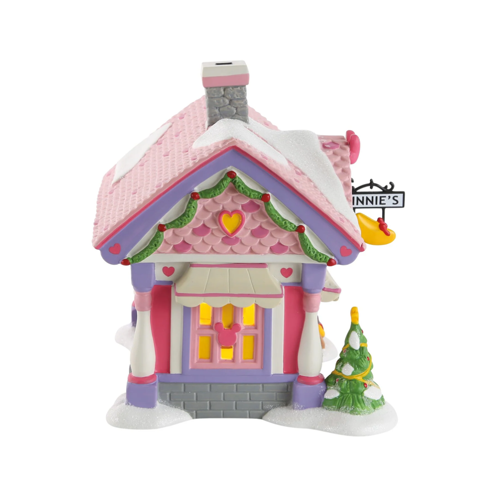 Disney Village kersthuis - Minnie Mouse's shoe boutique - Set van 2