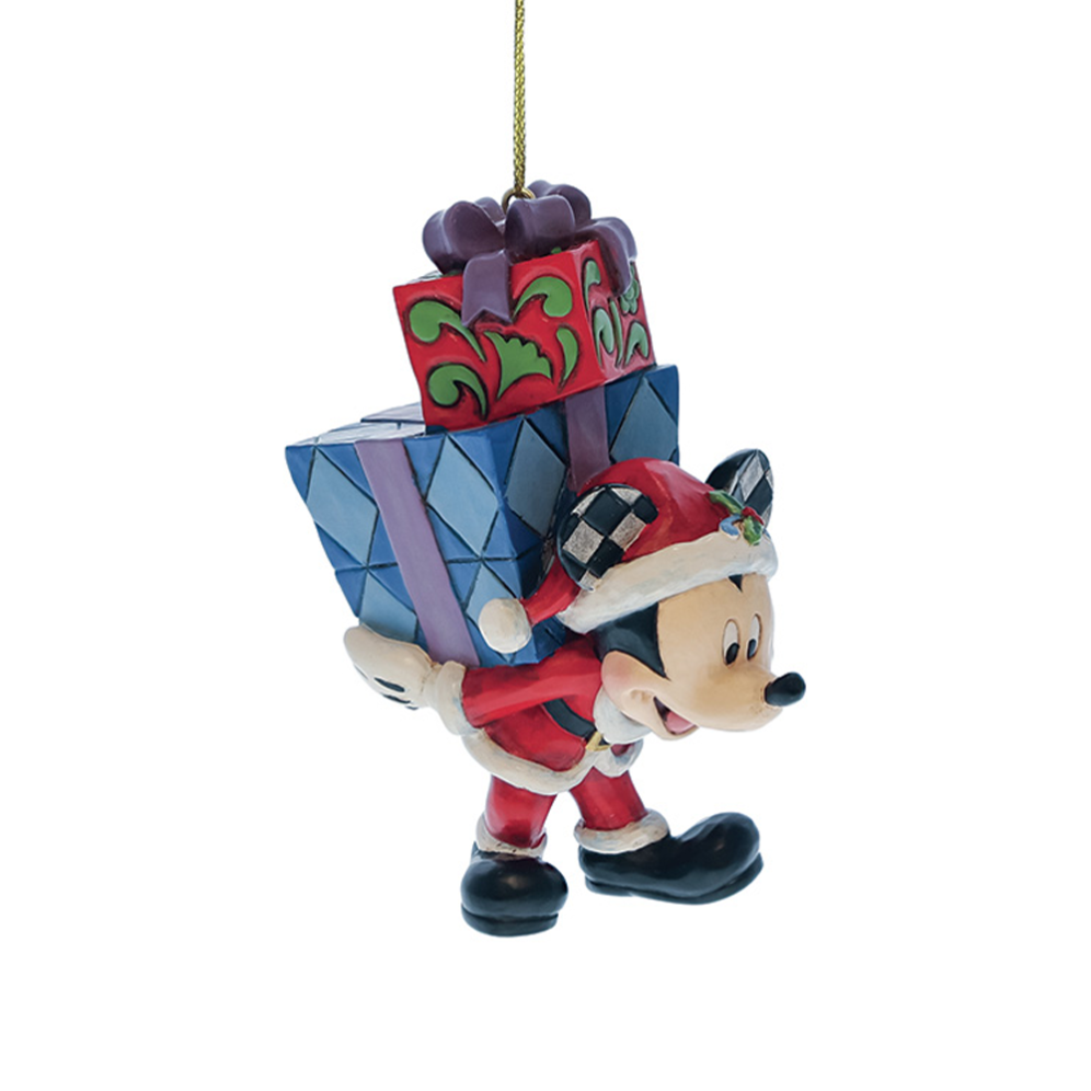 Disney kerstornament - Mickey met cadeau's