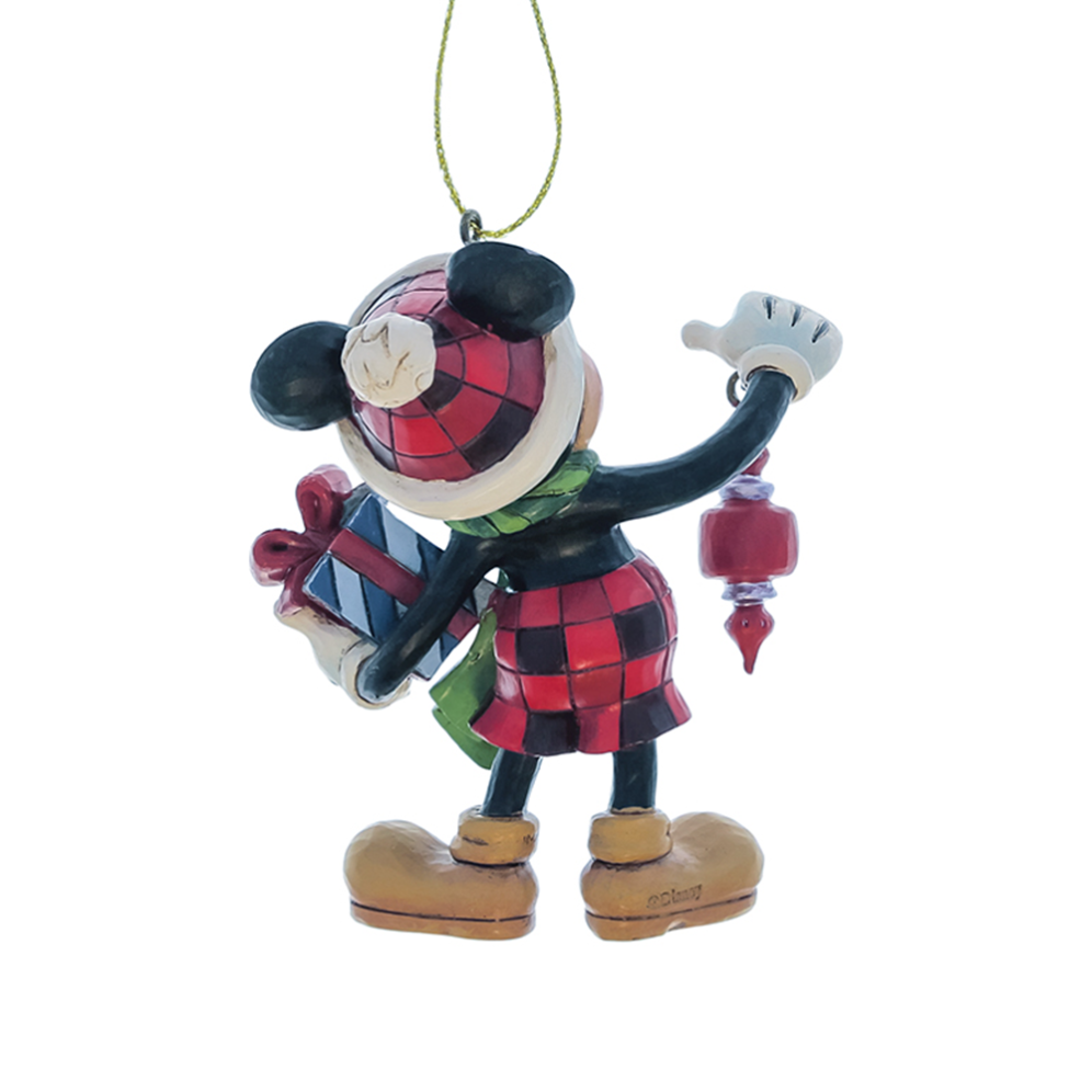 Disney kerstornament - Mickey met cadeau's