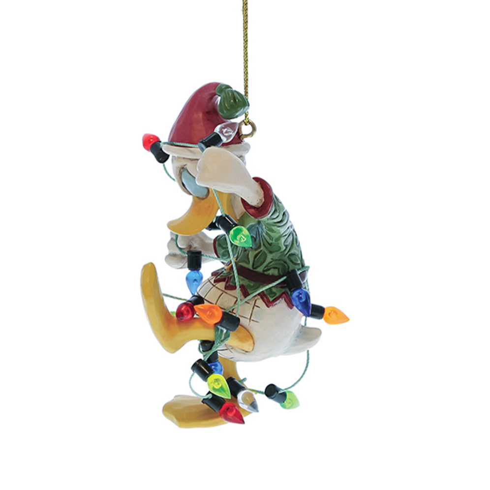 Disney ornement de Noël - Donald Duck avec des lumières de Noël