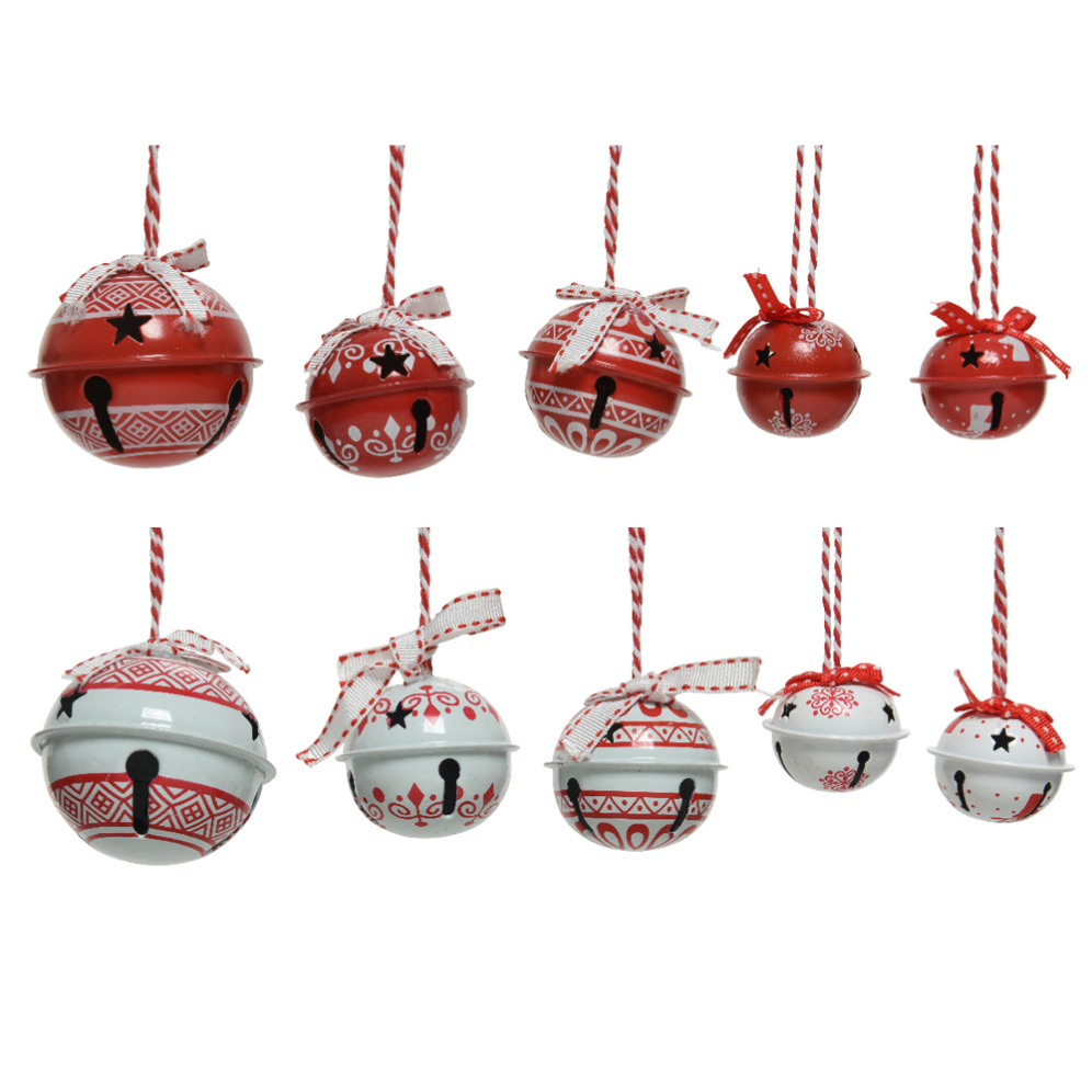 Metalen belletjes - Set van 14