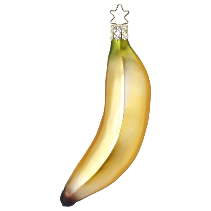 Inge Glas kerstornament - Banaan