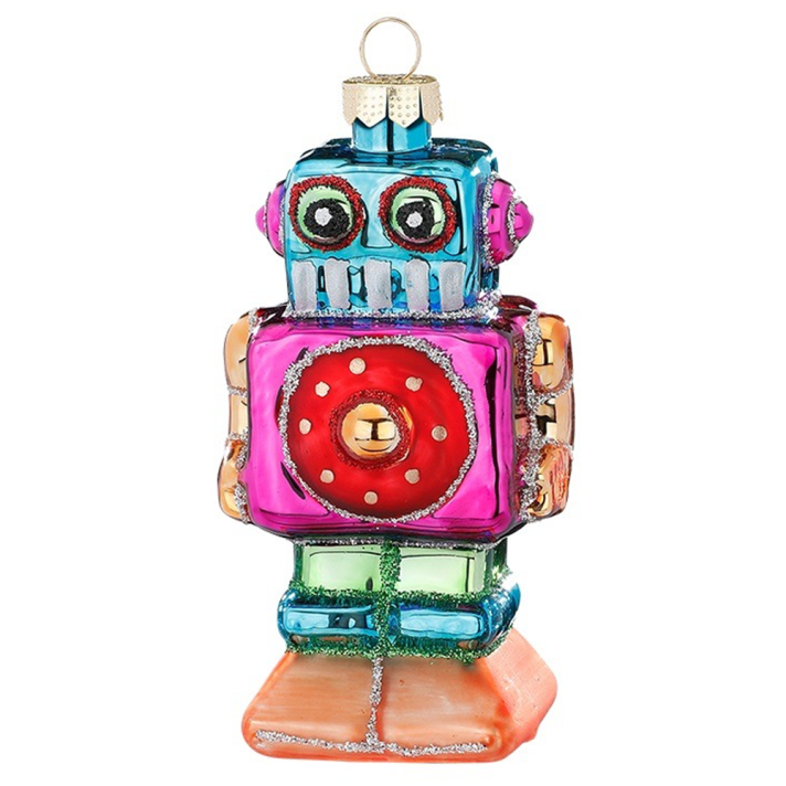 Glazen kerstornament - Robot