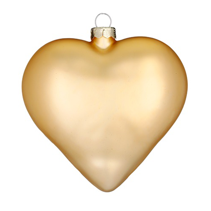 Inge Glas kerstornament - Hart