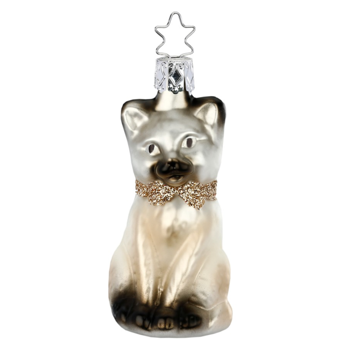 Inge Glas kerstornament - Kat