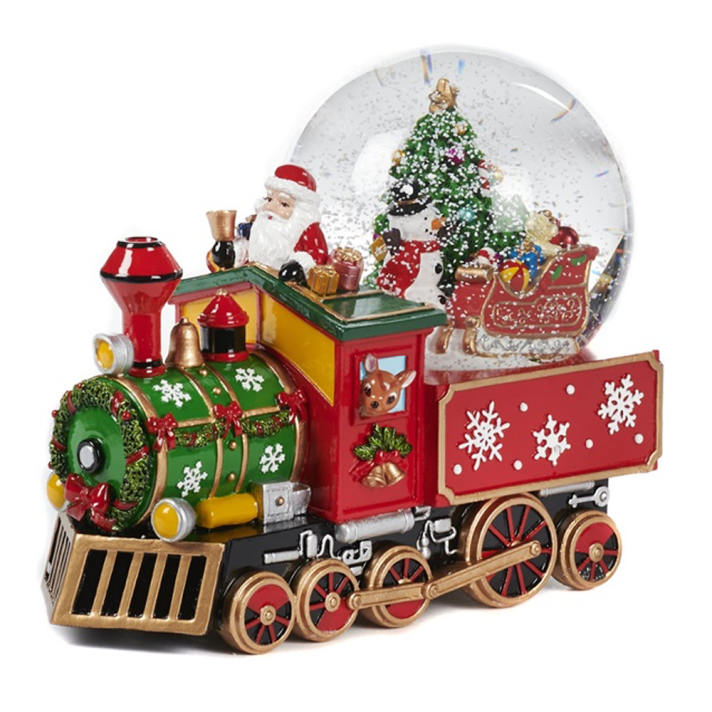 Goodwill sneeuwbol - Trein met kerstboom