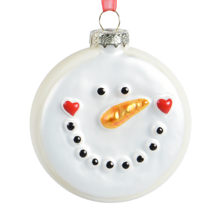 Decoris kerstornament - Cookie - Wit