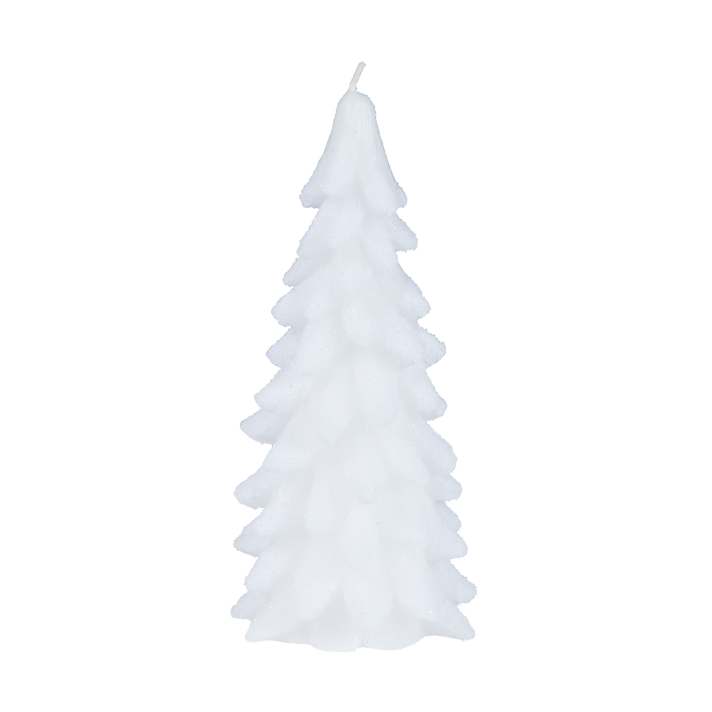 Kaars - Kerstboom - Wit - 12cm